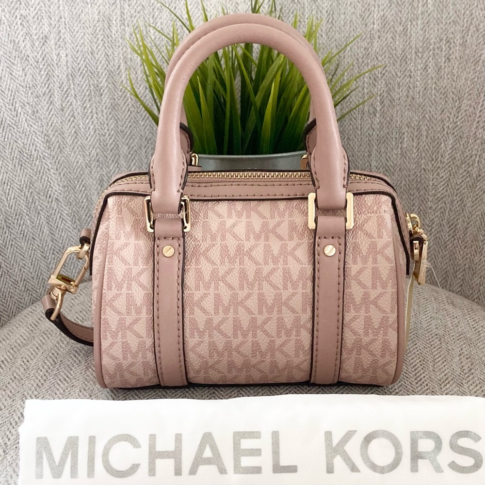 Michael Kors Bedford Legacy Extra-Small Logo Duffle Crossbody Bag - Picture 7 of 15